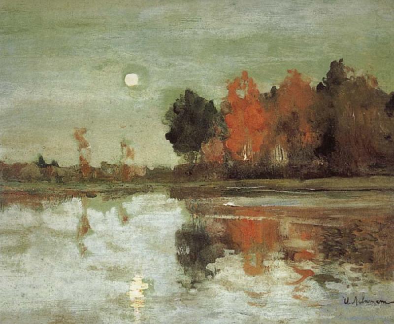 Twilight Moon-study, Isaac Ilich Levitan